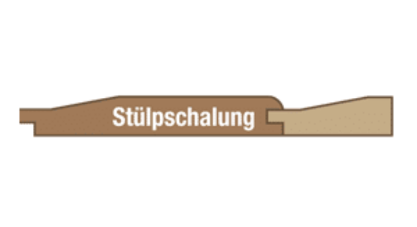 Profilbrett Stülpschalung