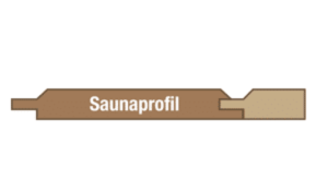 Profilbrett Saunaprofil