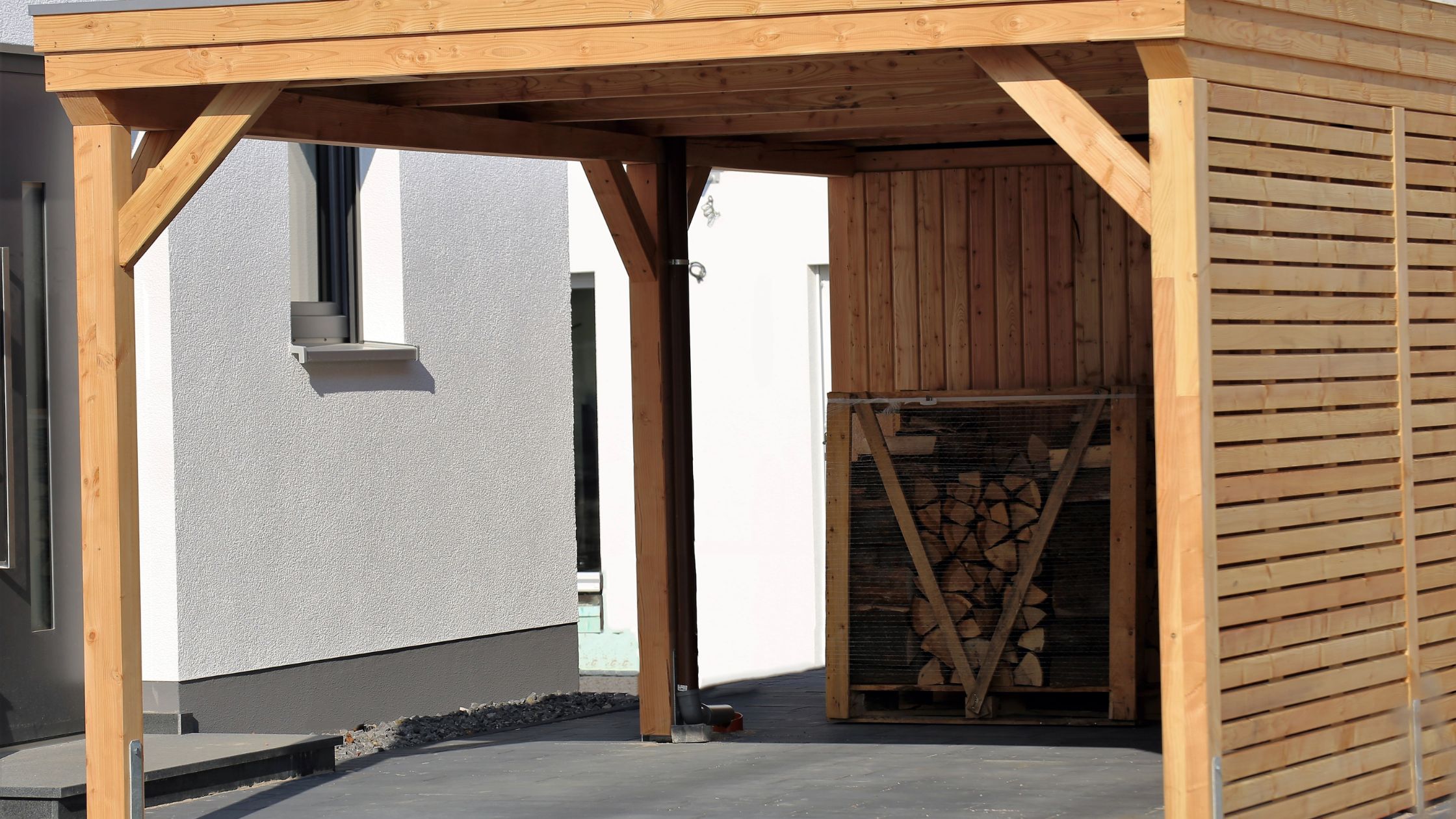 Auto- Carport bauen